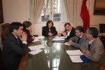 Reunión con Directiva Nacional del Colegio de Profesores de Chile 