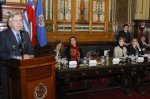 Inauguración de Seminario “DIALOGOS A LA PAR: Participación Política de las Mujeres: De las Cuotas a la Paridad” en Uruguay