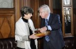 Visita Oficial de la Presidenta del Senado, señora Isabel Allende B., al Parlamento de Uruguay, con el Presidente del Senado, señor Daniel Astori.