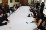 Reunión con alumnos de periodismo de la UDLA