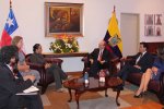 visita del Presidente del Senado en la Asamblea Nacional de Ecuador