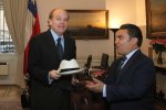 Saludo protocolar del Ministro del Interior de Ecuador.