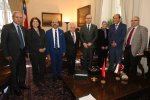Visita del Presidente del Senado con Presidente de la Cámara de los Consejeros de Marruecos y su delegación